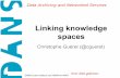 spaces Linking knowledge - Geonovum · 2018-04-10 · Mapping knowledge spaces Without Linked Data Download individual data sets Integrate them as another data set Map the output