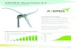 7246, Spec Sheet, Domestic, Skystream, REV F - Print copy€¦ · 7246 REVF Innovative Technology Designed for homes and small businesses, the XZERES Skystream 3.7 converts wind into