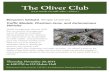 The Oliver Club - Cornell Universitypi.math.cornell.edu/~oliver/2014/seibold_nov20.pdf · The Oliver Club Thursday, November 20, 2014 at 4:00 PM in 532 Malott Hall oliver/ Refreshments