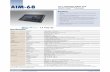 AIM-68 10.1 Industrial Tablet with Intel® Atom™ Processoradvdownload.advantech.com/productfile/PIS/AIM-68/Product - Datas… · 15/05/2018  · AIM-68CT-C3105000 Intel CHT l Z8750