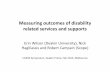 Erin Wilson (Deakin University), Nick Hagiliassis and ... · – 1 in 4 poll: 67.4% of respondents completed the survey independently; 15% had carers complete the survey on their