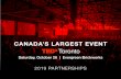 Canada’s Largest event · Isha datar CEO, new Harvest d irector X Film & Music Producer n atalie Panek s abrina Jalees Comedian, Actor, and Writer ... event OvervIeW 2019 theMe
