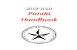 2019-2020 Panda Handbook · tardy pass to class. Students arriving late on Metro buses or via car should go to the Attendance Office to obtain an unexcused tardy pass to class. Students