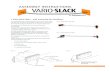 Anleitung Slackline-Tools Vario-Slack Set 2702706 UK · When using the slackline, please observe the instruction manual “VARIO-SLACK SETS – Vario-Slack Set GG, Vario-Slack Set