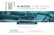 AAOS VIRTUAL CAREER FAIR · 2020-05-13 · the virtual career fair, including all pre-registered seekers, as well as all attendees that login and attend the event SILVER $1,599 +