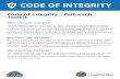 Code of Integrity - VA.gov Home | Veterans Affairs€¦ · Web viewCode of Integrity – Outreach Toolkit What is the Code of Integrity? The VHA Code of Integrity or the “Code”