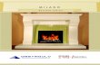 MILANO - Westmouldwestmould.com/casting-limestone-and-cement/fireplace/... · 2017-05-29 · • Exterior Stucco Trims • Exterior Paint Grade Trims • Limestone Castings & Fireplaces