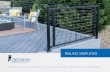 RAILING SIMPLIFIED - DIY Home Center · 8’ Circle Top 8’ 3 Rail 8’ Ring Top Use to attach wood or composite board to top rail of panel Use to add a unique look to your railing
