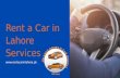 Rent a Car in Lahore Services