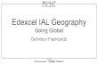 Definition Flashcards - Going Global - Edexcel Geography IAL · Links through Integration TNCs expand by owning competitors or other businesses along the supply chain. Net Migration