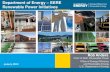 Department of Energy – EERE Renewable Power Initiatives · 2017-09-05 · • By 2020, double wind, solar and geothermal electricity generation again. First doubling in 2012 from