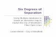 Six Degrees of Separation · Six Degrees of Separation Using Multiple databases to create an interactive map to market the City of Westfield’s Fiber Optic Lines, ESRI UC 2009, 2009