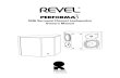 S206 Surround Channel Loudspeaker Owner’s Manual · 2012-09-13 · SuRRound ChAnnel loudSPeAkeRS Thank you for purchasing Revel Performa3 S206 surround channel loudspeakers. This