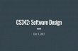 CS342: Software Design€¦ · MEAN/MERN/MEVN Technology stack (aka solution stack, software stack) Free and open-source JavaScript software stack for building dynamic web sites and