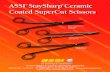 B-206 Ceramic Coated SuperCut Scissors - Accurate … Ceramic Coated...ASIM 120470 CC Metzenbaum Ceramic Coated SuperCut Scissors, straight, 26cm 10 1⁄ 4 in. ASIM120463CC Metzenbaum