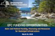 EFC FUNDING OPPORTUNITIES...Mar 15, 2018  · Provides financial assistance for local ... Loan Programs - Interest Rates Hardship Interest -Free Subsidized Market-rate ... projects