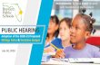 PUBLIC HEARING - agenda.brevardschools.org€¦ · PUBLIC HEARING July 30, 2020. Adoption of the 2020-21 Proposed . Millage Rates & Tentative Budget. OUR MISSION: