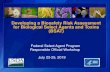Developing a Biosafety Risk Assessment for Biological ... · investigator should ensure that laboratory workers have acquired the technical proficiency in the use of BSL-3 microbiological