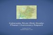Colorado River Risk Study: Phase I Summary Report · Colorado River Risk Study – Phase I Summary Report 4 I. Introduction Background The Colorado River Basin is in the midst of