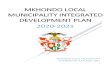 mkhondo LOCAL MUNICIPALITY INTEGRATED DEVELOPMENT … IDP 2020-2021.pdf · 2020-06-04 · 1 mkhondo l mkhondo local municipality intergrated plan 2020-2021 ocal municipality integrated