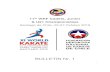 11th WKF Cadets, Junior & U21 Championships · 2019-04-01 · Guidelines in case of telluric movements ... (Headquarter HOTEL)***** Just 15 kilometers from Comodoro Arturo Merino