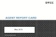 AGENT REPORT CARD - DTCC · Agent Report Card . 10 . Agent Report Card . May Entity Responsible ’s Responsible Entity for Initiating Revisions . Agent . Paying Agent : Calculation