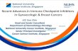 Recent Advances in Immune Checkpoint Inhibitors in ... · Recent Advances in Immune Checkpoint Inhibitors in Gynaecologic & Breast Cancers LEE Soo Chin Head and Senior Consultant