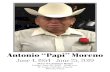 Antonio “Papi” Moreno · Antonio “Papi” Moreno, 65, of Winnie, died Tuesday, June 25, 2019. He was born on June 4, 1954, to Ramona Reyes Moreno and Benjamin Moreno, in Coahuila,