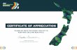 CERTIFICATE OF APPRECIATION · thanks so much for doing your bit to keep new zealand beautiful! heather saunderson ceo keep new zealand beautiful certificate of appreciation