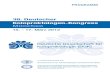 38. Deutscher Koloproktologen-Kongress München · 2018-06-07 · 38. Deutscher Koloproktologen-Kongress München 15. - 17. März 2012 PROGRAMM in Zusammenarbeit mit Berufsverband