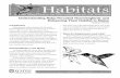 Habitats - Cooperative Extension · 2019-05-05 · hummingbirds, including landscaping tips and a list of nectar food plants. Hummingbirds in the World All hummingbirds, about three