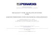 REQUEST FOR QUALIFICATIONS FOR AGENT/BROKER FOR …workforcepb.org/.../06/PBWDB-RFQ-Insurance-Broker.pdf · • The Agent/Broker is responsible for representing PBWDB as needed in