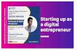 Webinar on digital entrepreneurship€¦ · Digital entrepreneurship requires minimal investment. Yes you can even start with 0. Basically at start you need a domain name, a web hosting