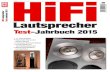 Ausgabe 2015 · Deutschland 4,80 HiFi TV HIFI Spezial HiFi · HiFi Ausgabe 2015 · Deutschland 4,80 € · Schweiz CHF 9,50 · Ausland 5,00 € Spezial HiFi-Lautsprecher Test-Jahrbuch