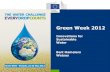 Green Week 2012 - European Commission€¦ · Dutch Rainmaker Arcadis Avebe Purac Aqua Explorer 2010 Fernto Invest Pure Green Techn. Siemens Hatenboer Water Biaqua Duynie IMD Van