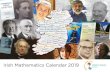 Irish Mathematics Calendar 2019 - Plone site€¦ · Statistician Tadhg Carey (1919-1995) was born 14 March near Kinsale and grew up in Castlehaven, Cork. He was educated at UCC and