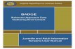 Balanced Approach Data Gathering Environment · 02.06.2017  · BADGE Manual Virginia Department of Juvenile Justice BADGE Balanced Approach Data Gathering Environment Juvenile and