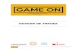 DOSSIER DE PRENSA - gameonmadrid.com · dossier de prensa prensa 05/11/2018 europa press game on. la gran cita de los amantes de juegos de mesa prepara una nueva ediciÓn internacional