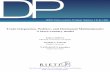 Trade Integration, Welfare, and Horizontal Multinationals: A three … · 2015. 11. 27. · They show that a decrease in trade costs reduces the number of multinational –rms with