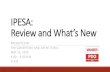 IPESA: Review and What’s New - Vanier College · Workshop Objectives 9.0-10.0 (Excellent) 8.0-8.9 (Very good) 6.5-7.9 (Good) 6.0-6.4 (Fair) 0-5.9 (Poor) Comments Review of student