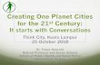 Creating One Planet Cities for the 21st Century€¦ · We need an eco-social approach Planetary health is “the interdependent vitality of all natural and anthropogenic ecosystems”