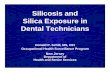 Silicosis and Silica Exposure in Dental Technicians · Silicosis and Silica Exposure in Dental Technicians Donald P. Schill, MS, CIH Occupational Health Surveillance Program New Jersey