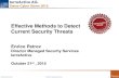 Effective Methods to Detect Current Security Threats...terreActive AG. Swiss Cyber Storm 2015. Effective Methods to Detect Current Security Threats Enrico Petrov Director Managed Security
