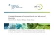 Competitiveness of conventional and advanced biofuelsbio-based.eu/sustainablefuels/media/presentations/... · Competitiveness of conventional and advanced biofuels Daniela Thrän,