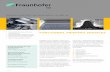 FRAUNHOFER INSTITUTE FOR SOLAR ENERGY SYSTEMS ISE · silicon surfaces is a supreme discipline of functional printing, in which Fraunhofer ISE has gathered extensive experience. Our