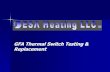 GFA Thermal Switch Testing & Replacement - DESA Heater Thermal Switch... · Thermal Switch The thermal switch is part of the safety system on gas forced air heaters. If operating