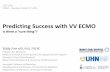 Predicting Success with VV ECMO - Home - Critical …...Barbaro R et al. Am J Respir Crit Care Med 2015;191:894-901. “ECMO is less a discrete intervention than a commitment by a