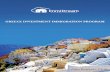 GREECE INVESTMENT IMMIGRATION PROGRAM Brochure... · 2016. 7. 27. · for a Greek property purchased with a minimum price of € 250,000 APPLICATION FORM for Greek Residence Permit.