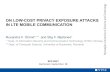 ON LOW-COST PRIVACY EXPOSURE ATTACKS IN LTE MOBILE ...ruxandraolimid.weebly.com/uploads/2/0/1/0/20109229/rcd_2017.pdf · LTE -Identification User side(UE): • SIM (2G), USIM(3G/4G)