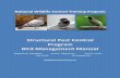 Structural Pest Control Program Bird Management Manual · training, we have adopted the title of pest management professional (PMP), but readers should be aware that we use this term